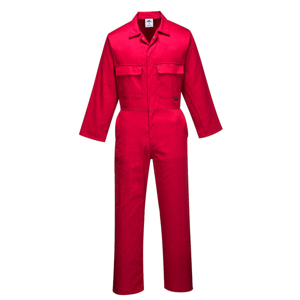 Portwest® Euro Work Polycotton Coverall, Red, Size XL (S999RERXL) Each