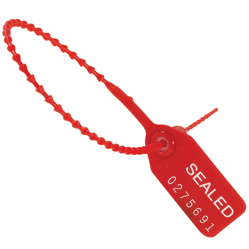 9" Red Pull-Tight Seals (SE1001R) Case Of 100
