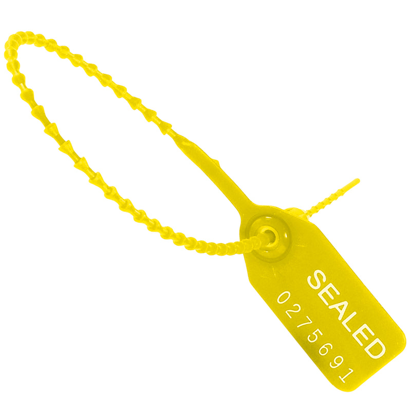 18" Yellow Pull-Tight Seals (SE1013Y) Case Of 100