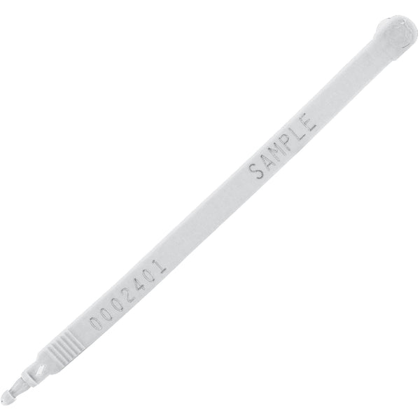 7 1/2" White Plastic Truck Seals (SE1027W) Case Of 100