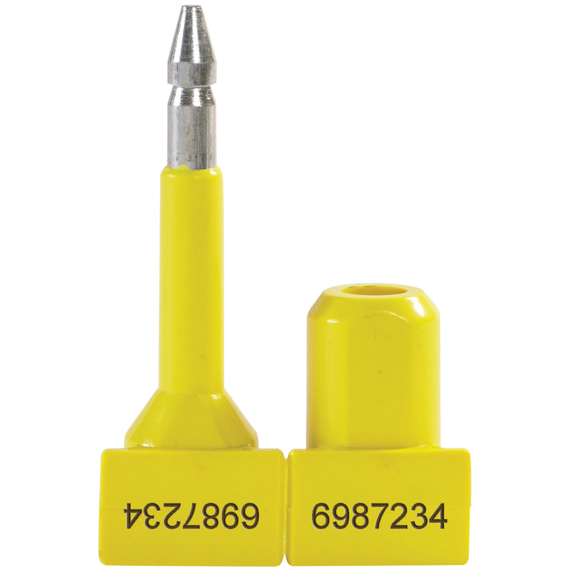 1 1/4" Yellow Bolt Seals (SE1032Y) Case Of 50