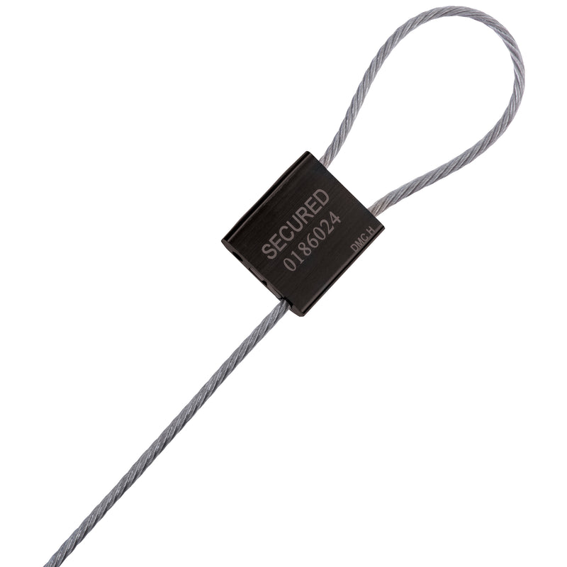 1/8 x 48" Cable Seals - Black (SE1080B) Case Of 50