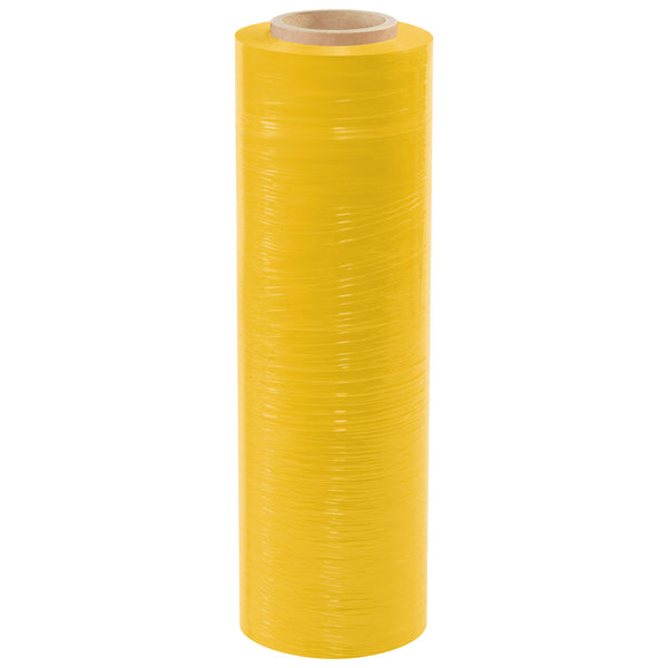 18" x 80 Gauge x 1500' Yellow Cast Hand Stretch Film, Case Of 4 Case Of 4