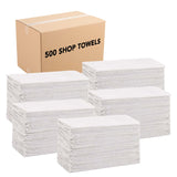 Arkwright Home® Messy Mechanic Shop Towels 12x14 White, 100/Bag, Case of 6 Bags (SHOP-100-WH) Case of 600