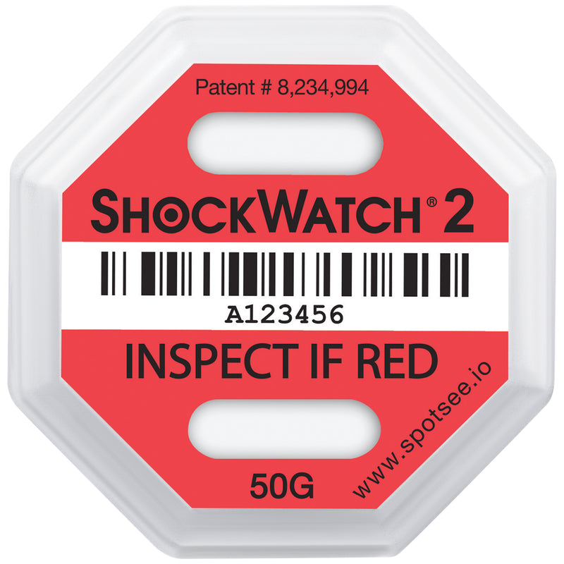 50G Shockwatch® 2 Indicators, Case Of 50 Case Of 50