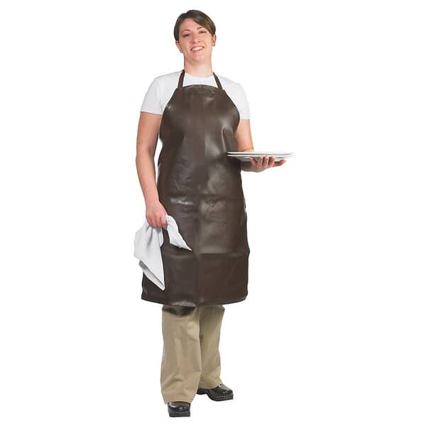 San Jamar 604Vba-Br Apron Bib Vinyl Brown (SJ604VBA-BR) Each