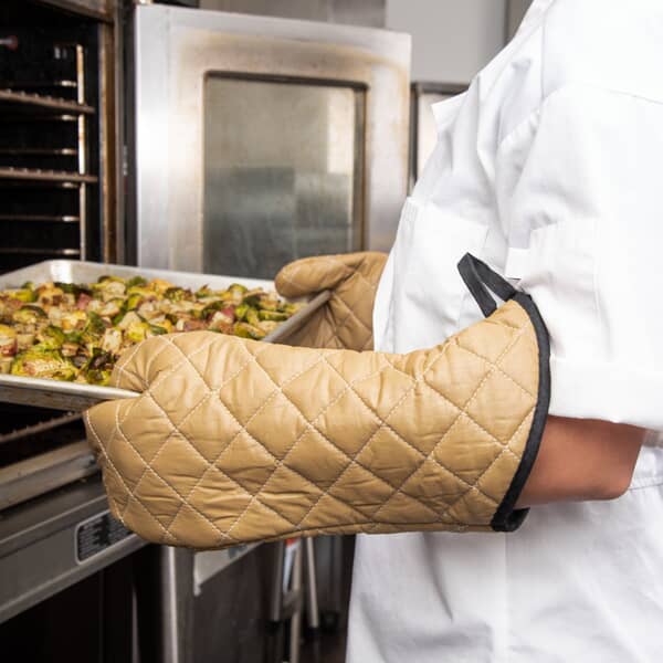 San Jamar 811Tg17 Bestan Oven Mitts - Protects To 450F - 1 (SJ811TG17) Pair
