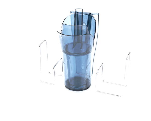 San Jamar Si7000 Saf-T-Scoop & Guardian System 12-16 Oz (SJSI7000) Each