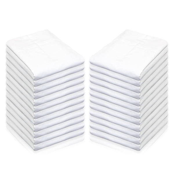 Arkwright Home Silvadur Treated Pillowcase Queen White 24pk (24/Pack) (PNP-SLVT1804236-24PK) 24/PK