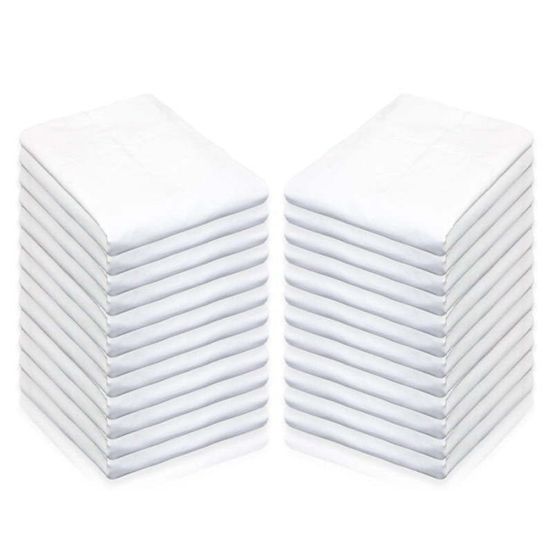Arkwright Home Silvadur Treated Pillowcase Queen White 24pk (24/Pack) (PNP-SLVT1804236-24PK) 24/PK