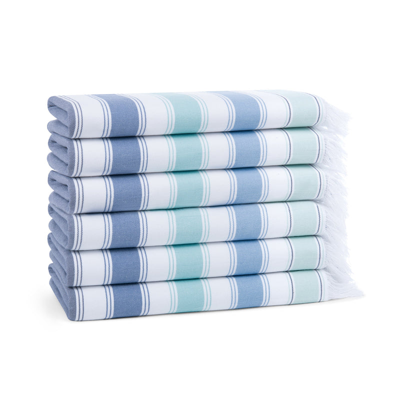 Arkwright Home Sandfree Beach Towel 35x75 Cool 6PK (6/Pack) (P-SNDFRE-CL-6PK) 6/PK
