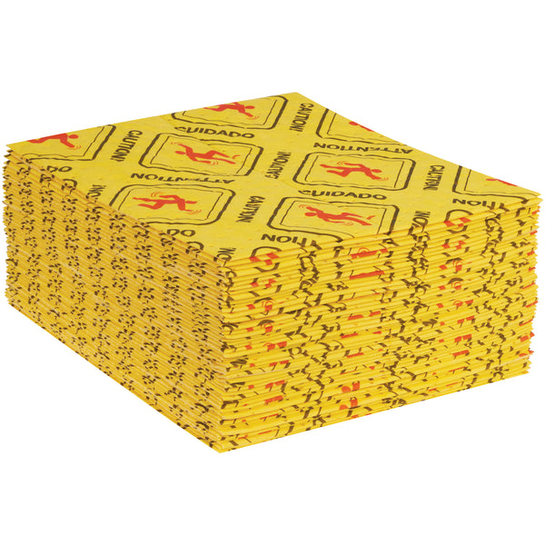 Hazmat Sorbent Pads - 16 x 18", Heavy Case Of 100