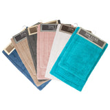 Arkwright Home® Spa Lux Solids 2pc Bath Rug Set Assorted, 12 Sets/Case (SPALX-SLDAST-CS) Case of 12 Sets