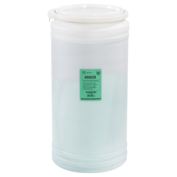 20 Gallon Spill Kit in Poly Drum, Each Each