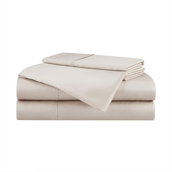 Aston & Arden Tencel Sheet Set King Beige (P-SS-KG-400-BG) 1/SET