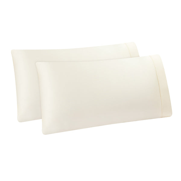 Aston & Arden Tencel Pillowcase King Cream (2/Pack) (P-SS-KP-400-CR) 1/SET