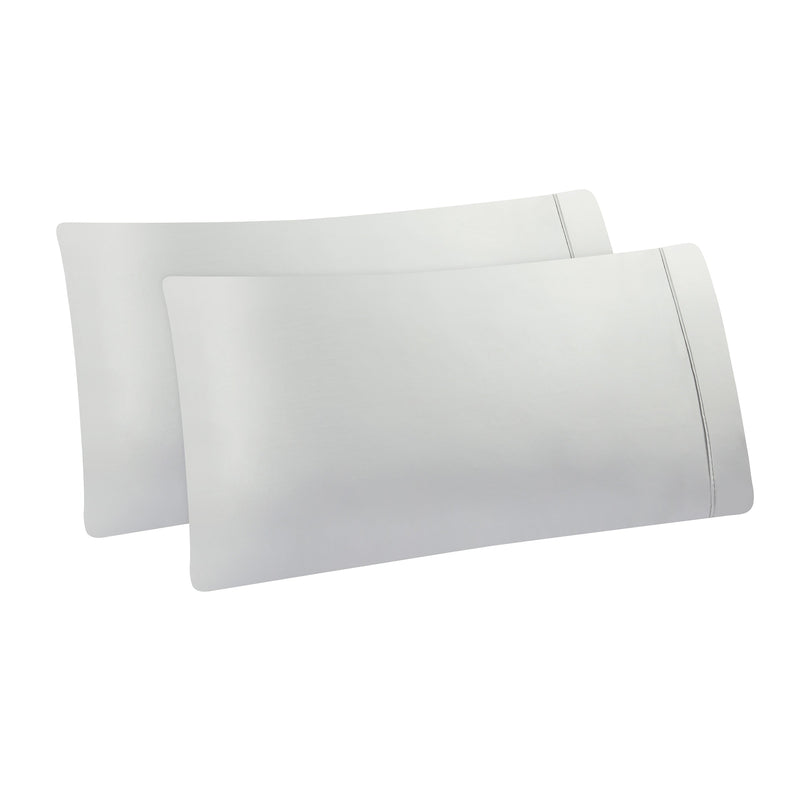 Aston & Arden Tencel Pillowcase Standard Light Grey (2/Pack) (P-SS-SP-400-LG) 2/PK