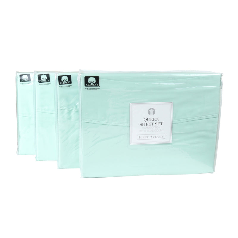 Arkwright Home First Avenue Sheet Set Full Sage (PNP-SS-FA-300-FL-SG) 1/EA