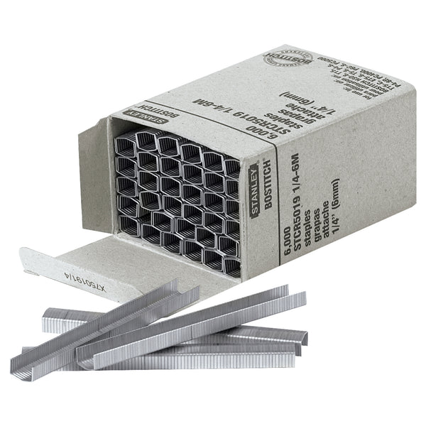 1/4" Deluxe Staples, Case Of 6000 Case Of 6000