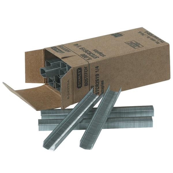 1/4"  Stapling Hammer Staples, Case Of 5000 Case Of 5000