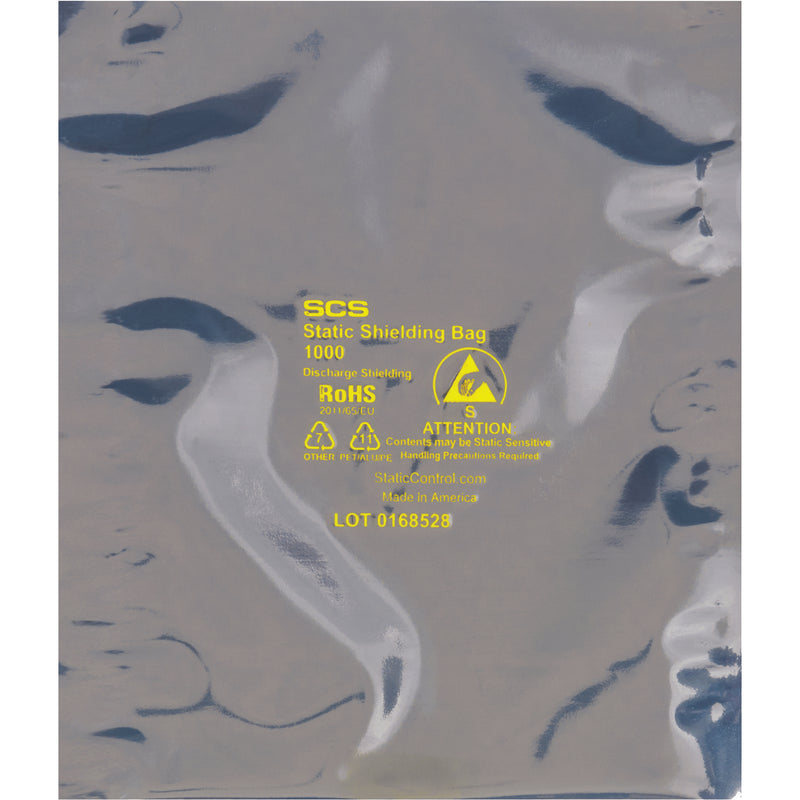 4 x 8" Open End Static Shielding Bags, Case Of 1000 Case Of 1000