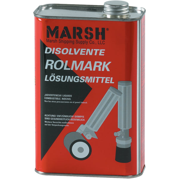 Rolmark Quart of Solvent & Cleaner, Each Each