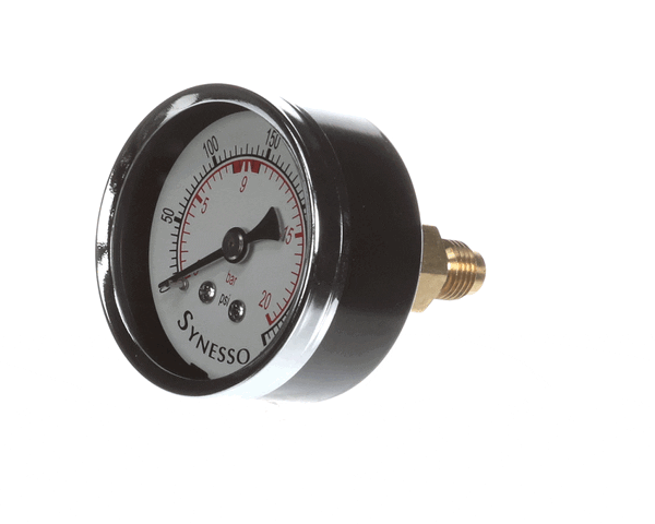 Synesso 1.3373 Gauge, Brew Pressure, 0-300 Psi + Fittin (SYO1-3373) Each