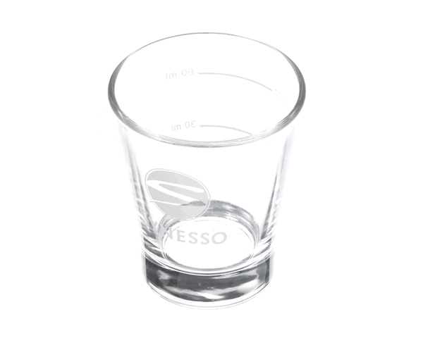 Synesso 1.7771 Synesso Shot Glass, White 'S' Logo, 3 Oz (SYO1-7771) Each
