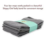 Arkwright Home® Sloppy Chef Utility Kitchen Towel Assortment 16x19, 4 Pack, Case of 48 Packs (BARMOP-4PK-CS) Case of 48 Packs