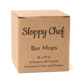 Arkwright Home® Sloppy Chef Utility Kitchen Towel Assortment 16x19, 4 Pack, Case of 48 Packs (BARMOP-4PK-CS) Case of 48 Packs