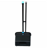 Impact® Large Capacity Wet/Dry Lobby Dustpan, Broom & Clip Combo, Black/Blue, 1/Case (IMPT0018-00) Each