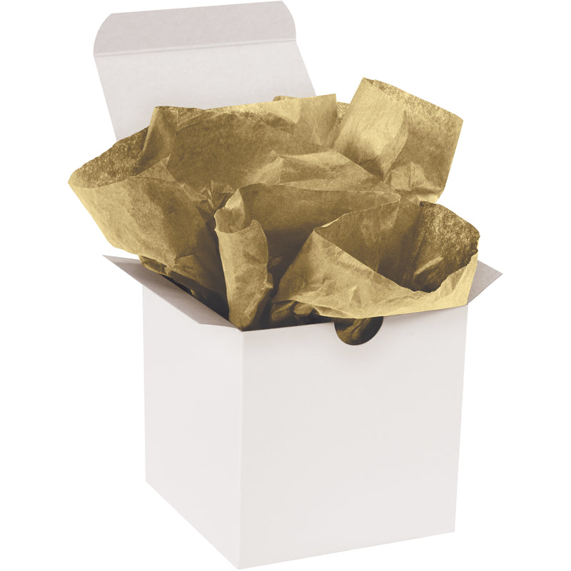 20 x 30" Metallic Gold Gift Grade Tissue Paper, Case Of 200 Case Of 200