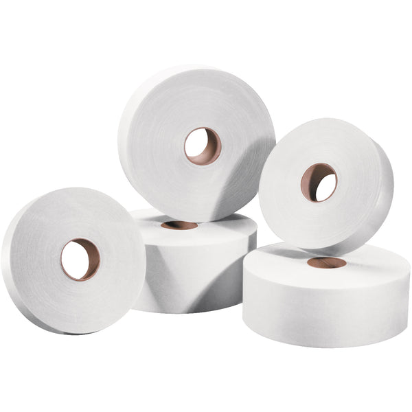 3" x 600' White TAPE LOGIC® #6000 Non Reinforced Water Activated Tape (T36000W) Case Of 10