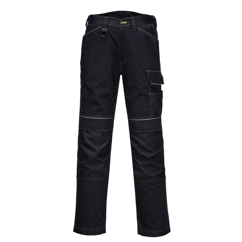 Portwest® PW3 Work Pants, Black, Size 28 (T601BKR28) Each