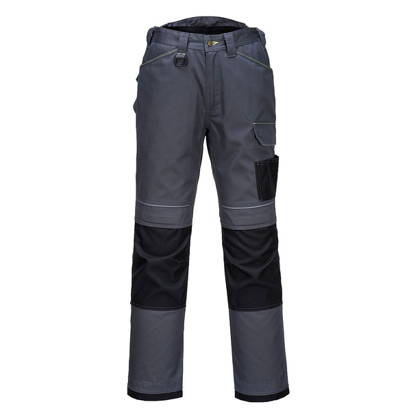 Portwest® PW3 Work Pants, Zoom Gray/Black, Size 44 (T601ZBR44) Each
