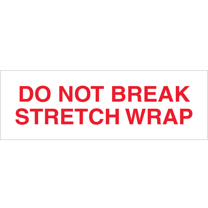 2" x 55 yds. - "Do Not Break Stretch Wrap" (18 Pack) Tape Logic® Messaged Carton Sealing Tape (T901P0818PK) Case Of 18