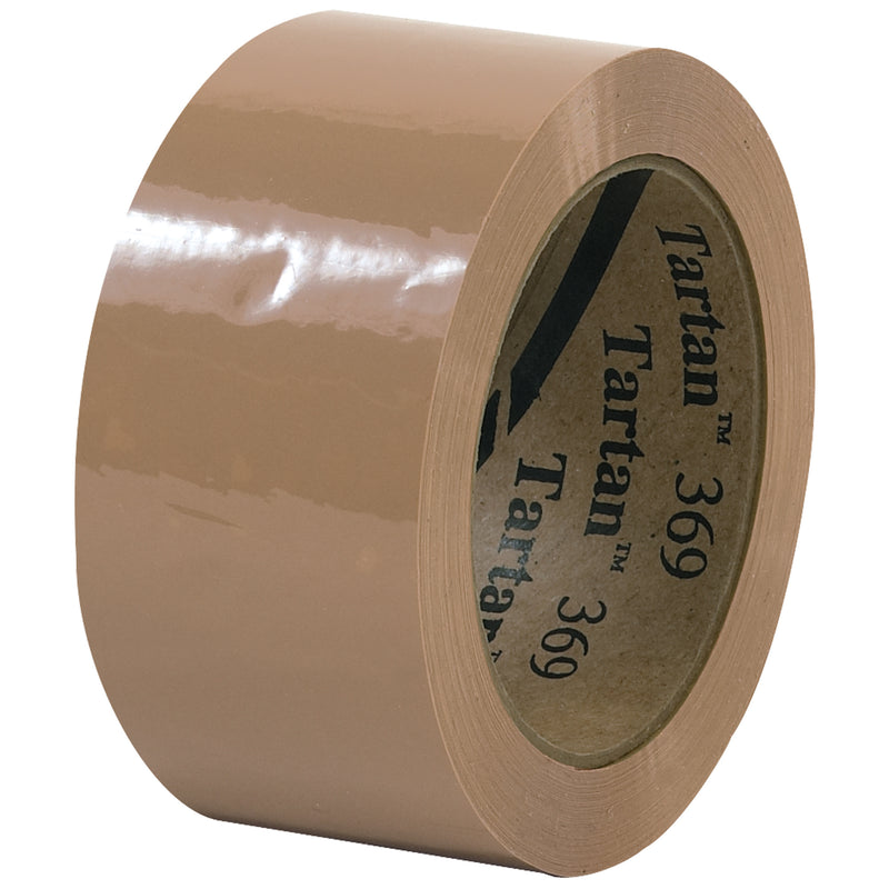 2" x 110 yds. Tan Tartan™ Box Sealing Tape 369 (T902369T) Case Of 36
