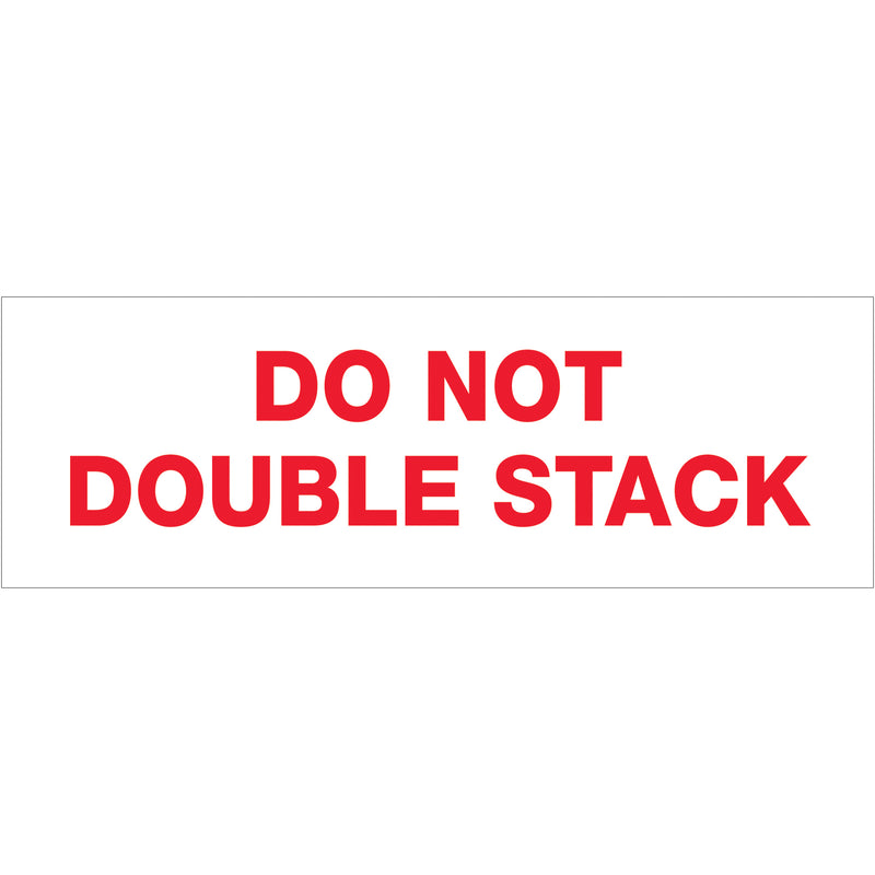 2" x 110 yds. - "Do Not Double Stack..." Tape Logic® Messaged Carton Sealing Tape (T902P18) Case Of 36