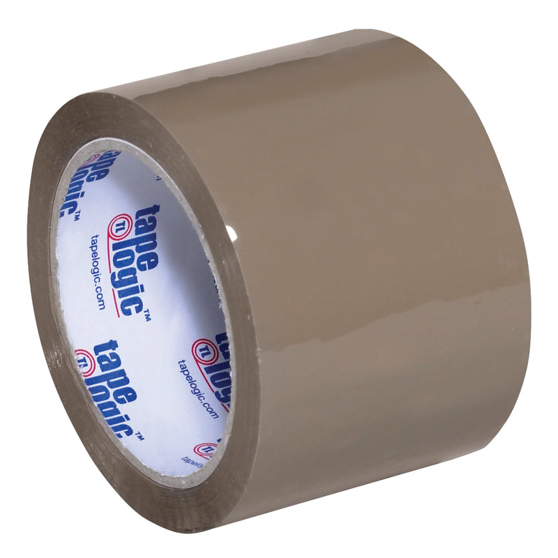 3" x 110 yds. Tan (6 Pack) TAPE LOGIC® #291 Acrylic Tape (T9052291T6PK) Case Of 6