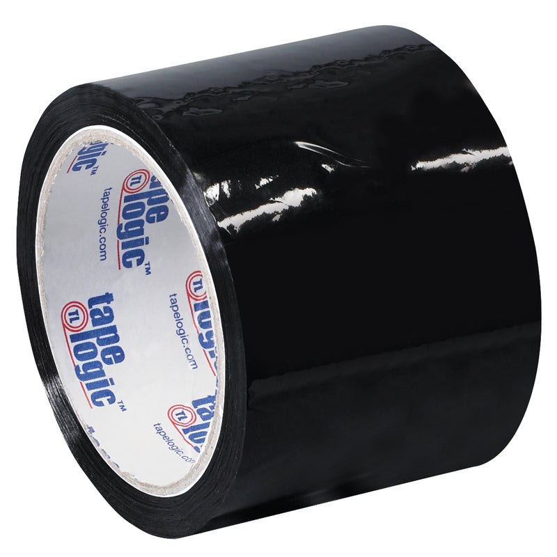 3" x 55 yds. Black Tape Logic® Carton Sealing Tape (T90522BK) Case Of 24
