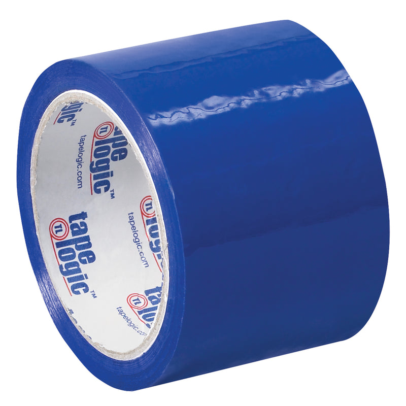 3" x 55 yds. Blue Tape Logic® Carton Sealing Tape (T90522B) Case Of 24