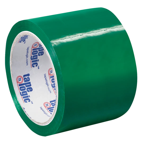 3" x 55 yds. - Green (6 Pack) Tape Logic® Carton Sealing Tape (T90522G6PK) Case Of 6