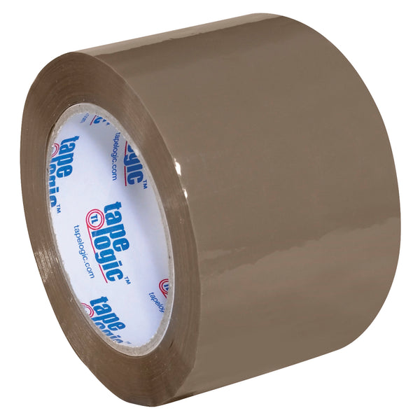 3" x 110 yds. Tan (6 Pack) TAPE LOGIC® #400 Acrylic Tape (T905400T6PK) Case Of 6