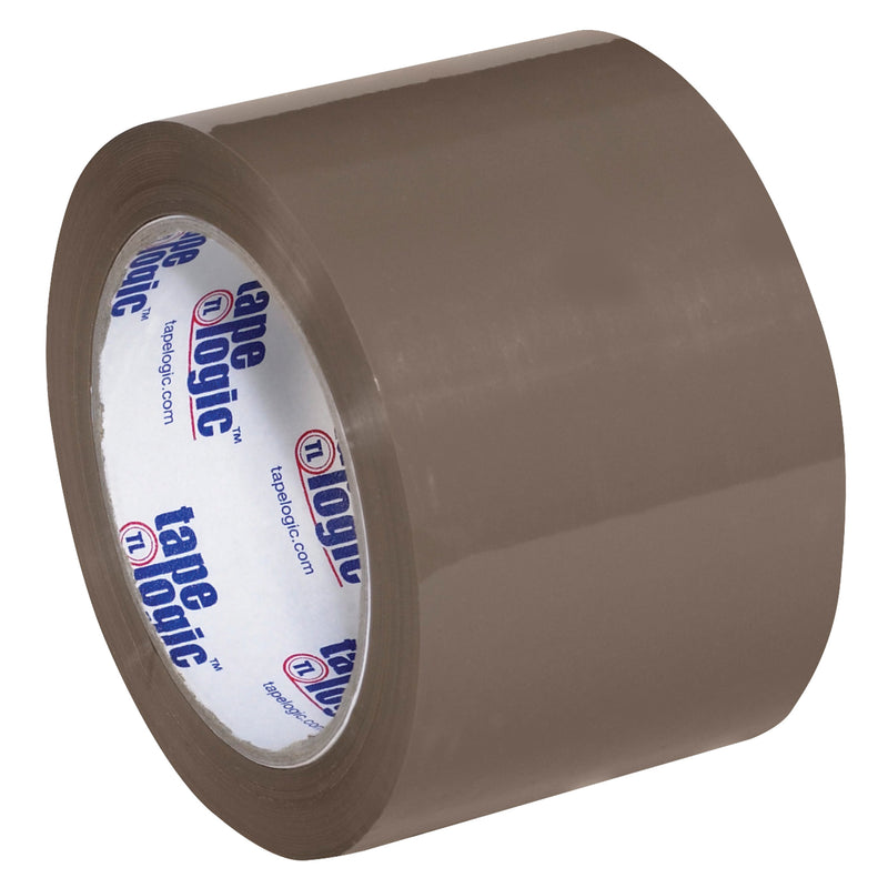 3" x 110 yds. Tan (6 Pack) TAPE LOGIC® #600 Hot Melt Tape (T905600T6PK) Case Of 6