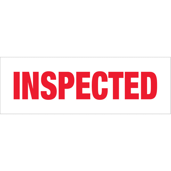 3" x 110 yds. - "Inspected" (6 Pack) Tape Logic® Messaged Carton Sealing Tape (T905P146PK) Case Of 6