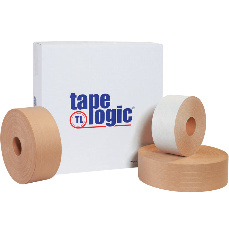 3" x 450' Kraft TAPE LOGIC® #7500 Reinforced Water Activated Tape (T9077500) Case Of 10