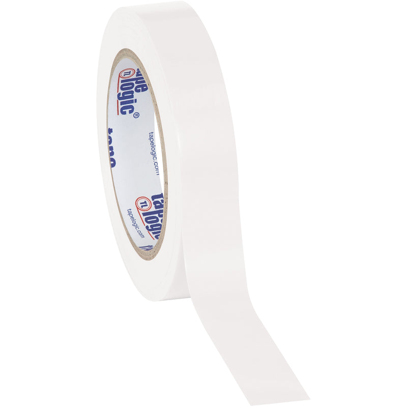 1" x 36 yds. White Tape Logic® Solid Vinyl Safety Tape (T9136W) Case Of 48
