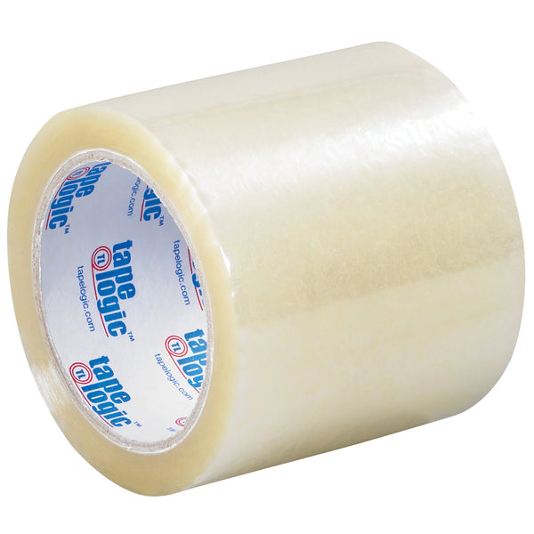 4" x 72 yds. Clear (6 Pack) TAPE LOGIC® 2 Mil Acrylic Tape, Case Of 6 Case Of 6