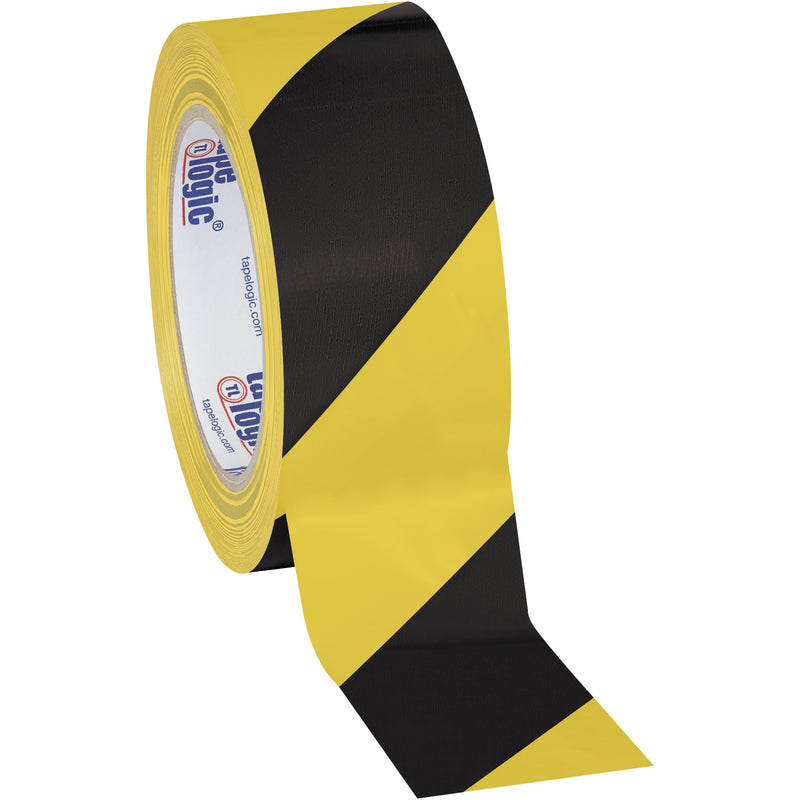 2" x 36 yds. Black/Yellow (3 Pack) Tape Logic® Striped Vinyl Safety Tape (T92363PKBY) Case Of 3