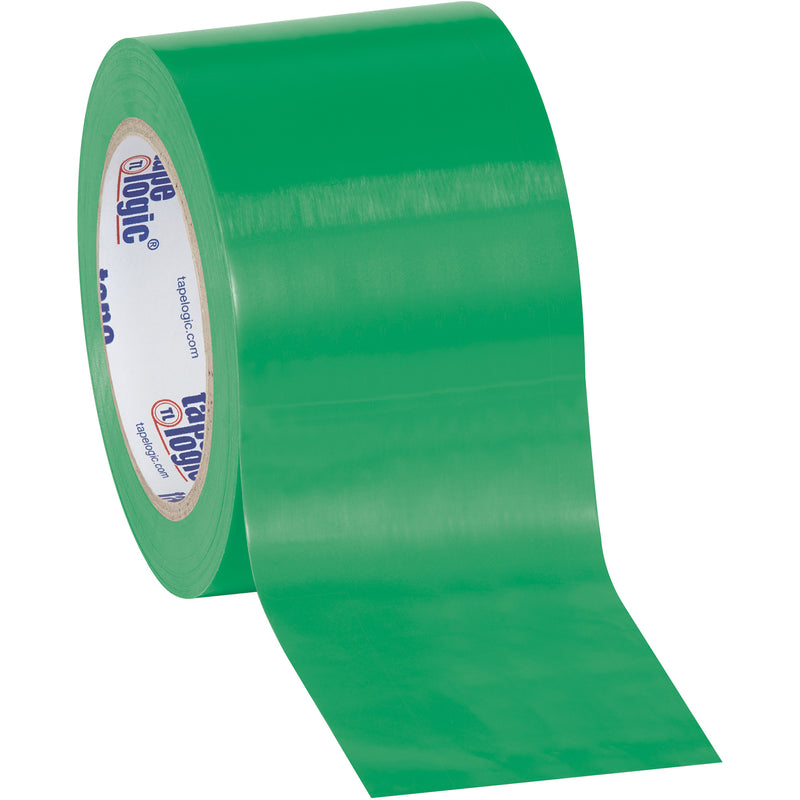 3" x 36 yds. Green Tape Logic® Solid Vinyl Safety Tape (T9336G) Case Of 16